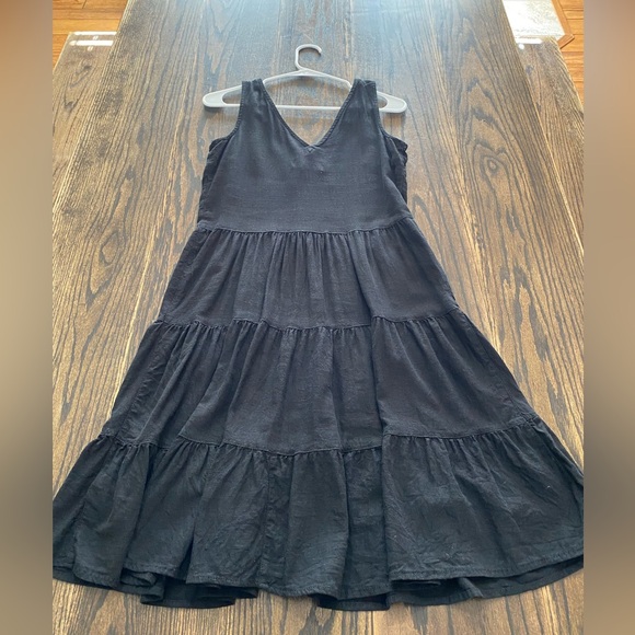 Next Black Tiered Dress - Picture 7 of 12